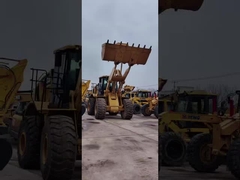 196 KW CAT966 중고용 휠 로더 7.1m3 용량 CAT C9.3B 엔진