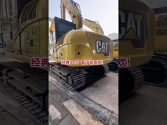 CAT313 사용중인 콤팩트 발굴기 0.53m3 배터 12400kg 수압 시스템